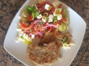 Una foto de ricotta salada