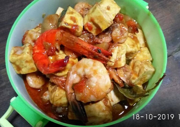 Resep Udang asam manis saos madu no pedas Anti Gagal