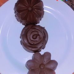 A picture of Homemade chocolate from scratch.