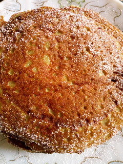 A picture of Banana pancakes #authormarathon.