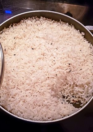 A picture of Perfect cumin rice.