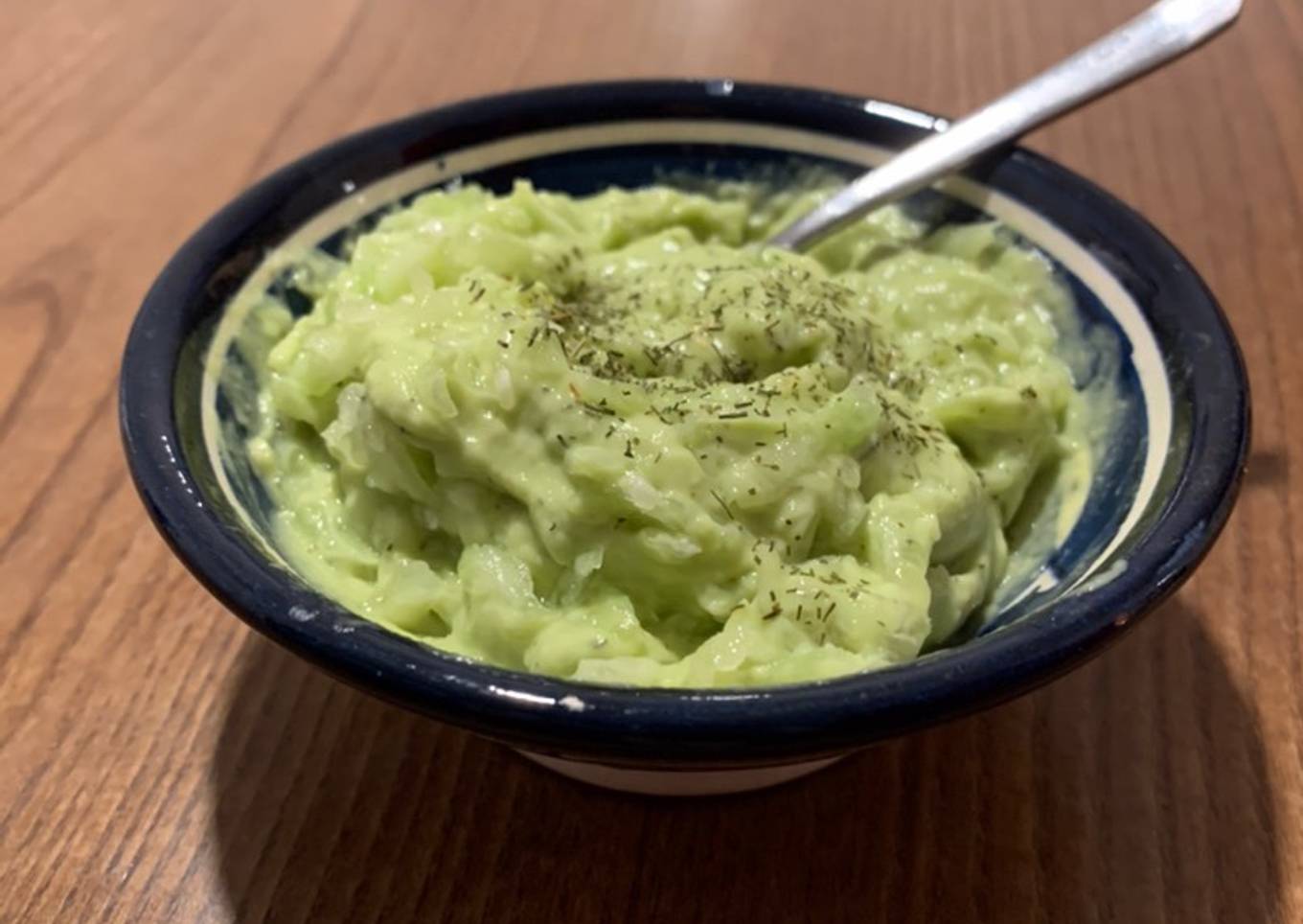 Salsa de aguacate y pepino