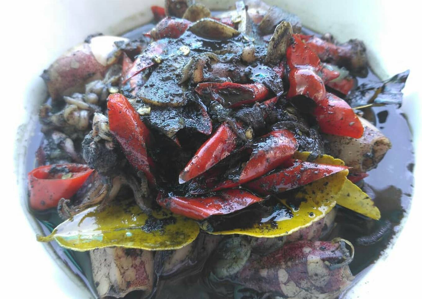 Membuat cumi tinta hitam #MakeRamadanBerkesan