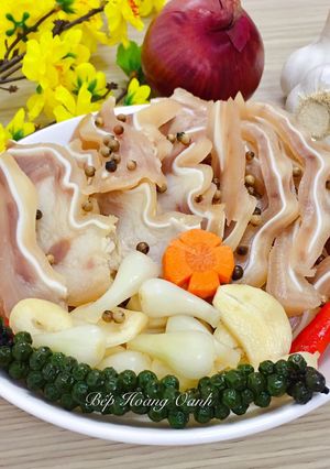 Hình của món Lỗ Tai Heo Ngâm Nước Mắm.