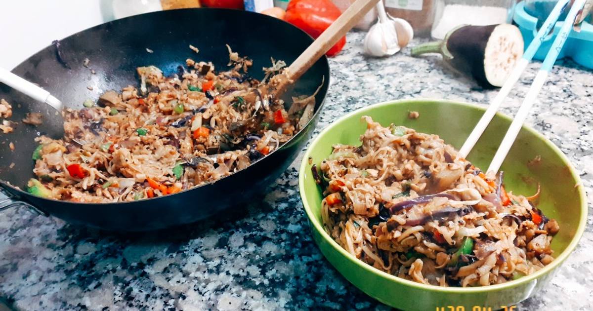 Chow mein vegano Receta de Recetas Veganas- Cookpad