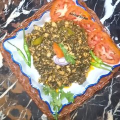 Palak qeema 😋پالک قیمہ 💕 A picture of Palak qeema 😋پالک قیمہ 💕.