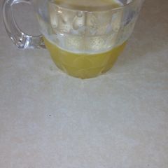 A picture of Orange ginger detox drink.