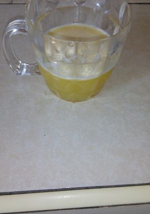A picture of Orange ginger detox drink.