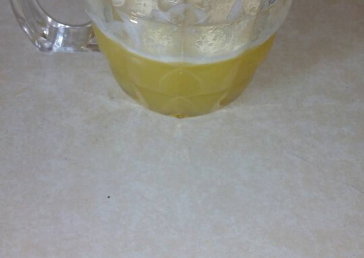 How to Make Homemade Orange ginger detox drink