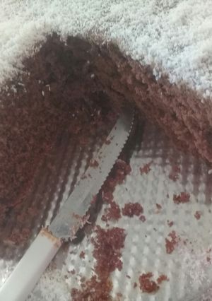 Una foto de Bizcochuelo de chocolate bien casero 😏👌