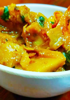 পাঁপড় আলু ডালনা(papar aloo dalna recipe in Bengali) রেসিপির প্রধান ছবি