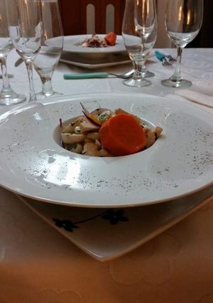Una foto de Ceviche de Champiñones