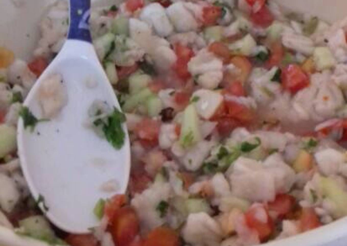 Ceviche de pescado