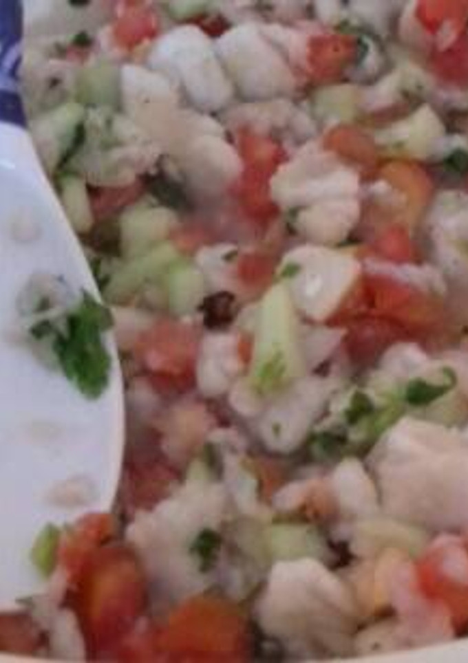 Una foto de Ceviche de pescado