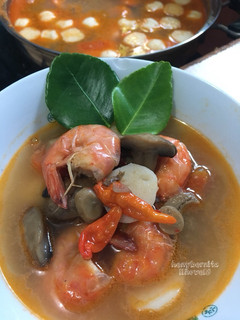 Foto resep Sup tom yam seafood(simple)