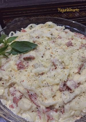 Foto resep Cheesy Fettucinne Keto#ketofy
