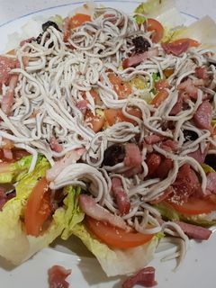 Una foto de Ensalada templada