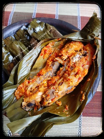 Langkah Gampang Membikin Resep  Pepes Pindang Tongkol Mangga Muda yang Bisa Manjain Lidah, Bikin Ketagihan