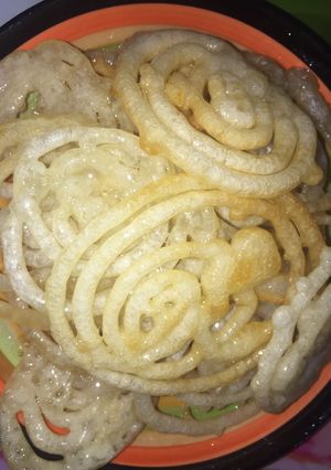 صورة لوصفة زلابية عراقية 🧡🧡