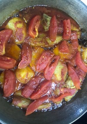 عکسی از دستور خوراك بادمجان