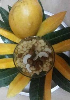 A picture of Mango Boondi.