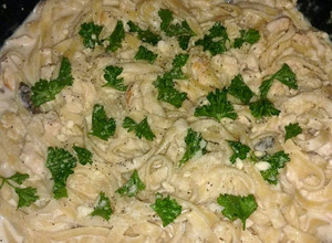 Una foto de Fettuccine Alfredo