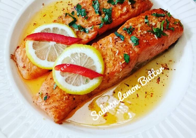 Resep Salmon Lemon Butter || Super Simple Anti Gagal