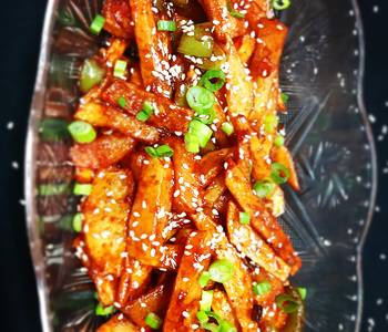 Ready to Serve Honey Chilli Potatoes Very Delicious