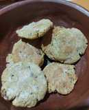 Galletitas de nuez con harina de coco y arroz