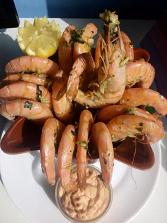 Una foto de Langostinos a mi estilo