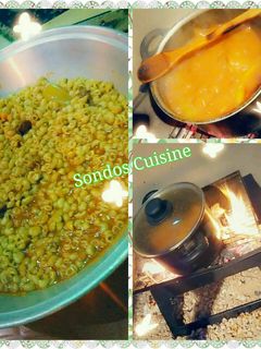 صورة لوصفة المبكبكه بالقديد على الفحم 😋