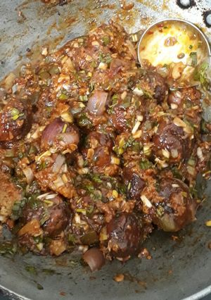 A picture of Healthy vegetables manchurian.