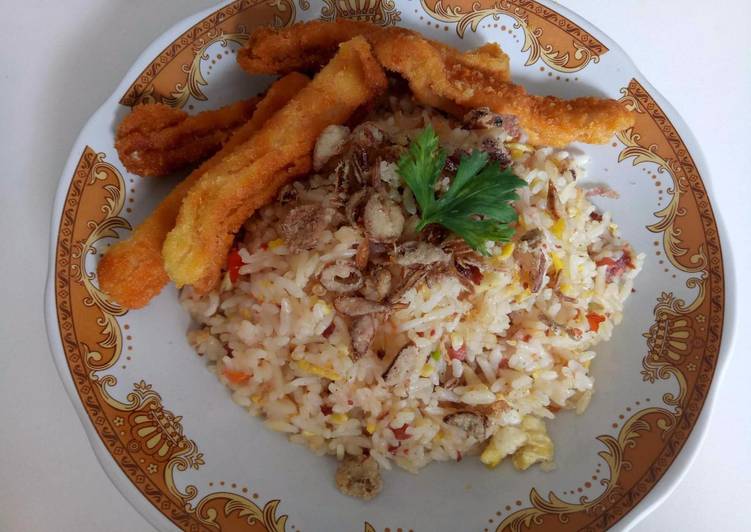 Resep: Untuk Mencoba Di RumahNasi goreng kornet