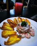 Ceviche con camarones
