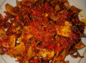 Foto resep Teri Rinuak Goreng Balado
