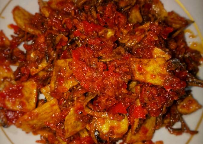 Teri Rinuak Goreng Balado