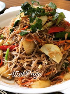 Foto resep Fried Red Rice Vermicelli (bihun goreng beras merah)