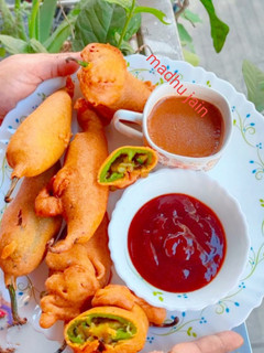 राजस्थानी मिर्ची वडा (Rajasthani Mirchi vada recipe in Hindi) रेसिपी मुख्य फोटो