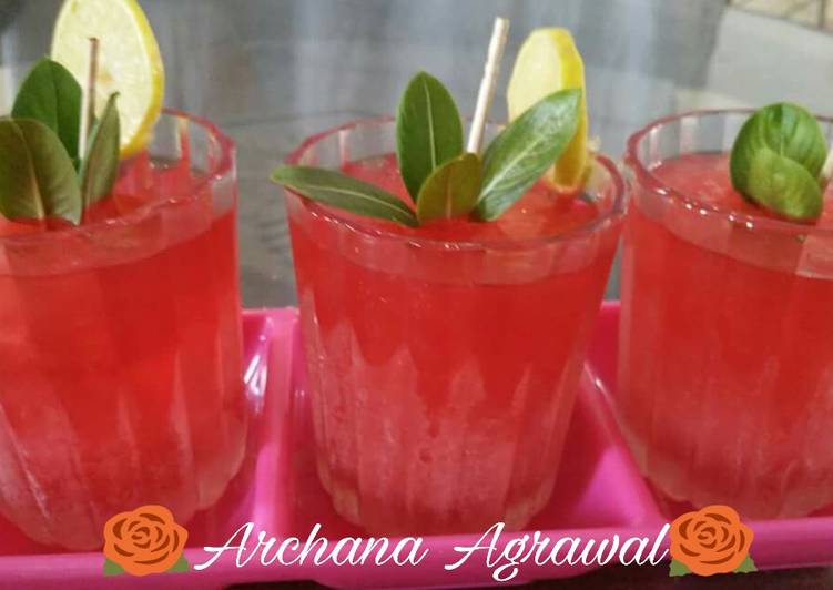 Step-by-Step Guide to Make Homemade Watermelon juice ki icecream