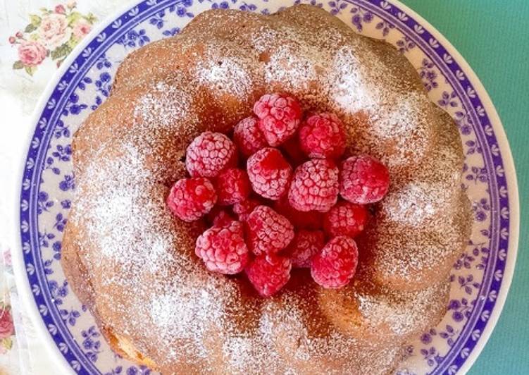 Bolo de Lima e Framboesas