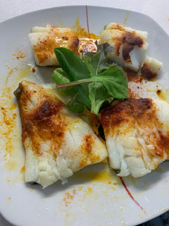 Una foto de Bacalao al microondas