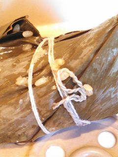 A picture of Sprouted Sweet brown rice Zongzi 100% whole grain 全谷物粽子.