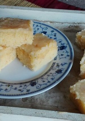 Una foto de Brownie de pomelo