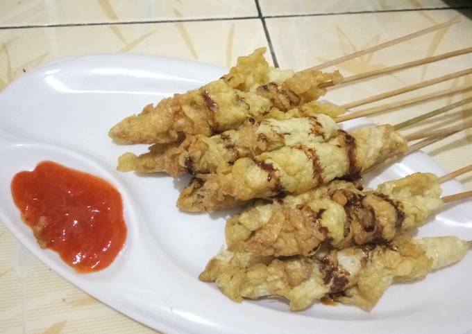 Sate Telur Gulung 🍡😄