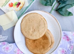 Foto de Pão de frigideira de alfarroba