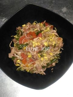 Foto resep Cumi Asin mix Tauge Kecambah (Tumis)