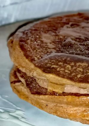Une photo de Pancakes à la patate douce