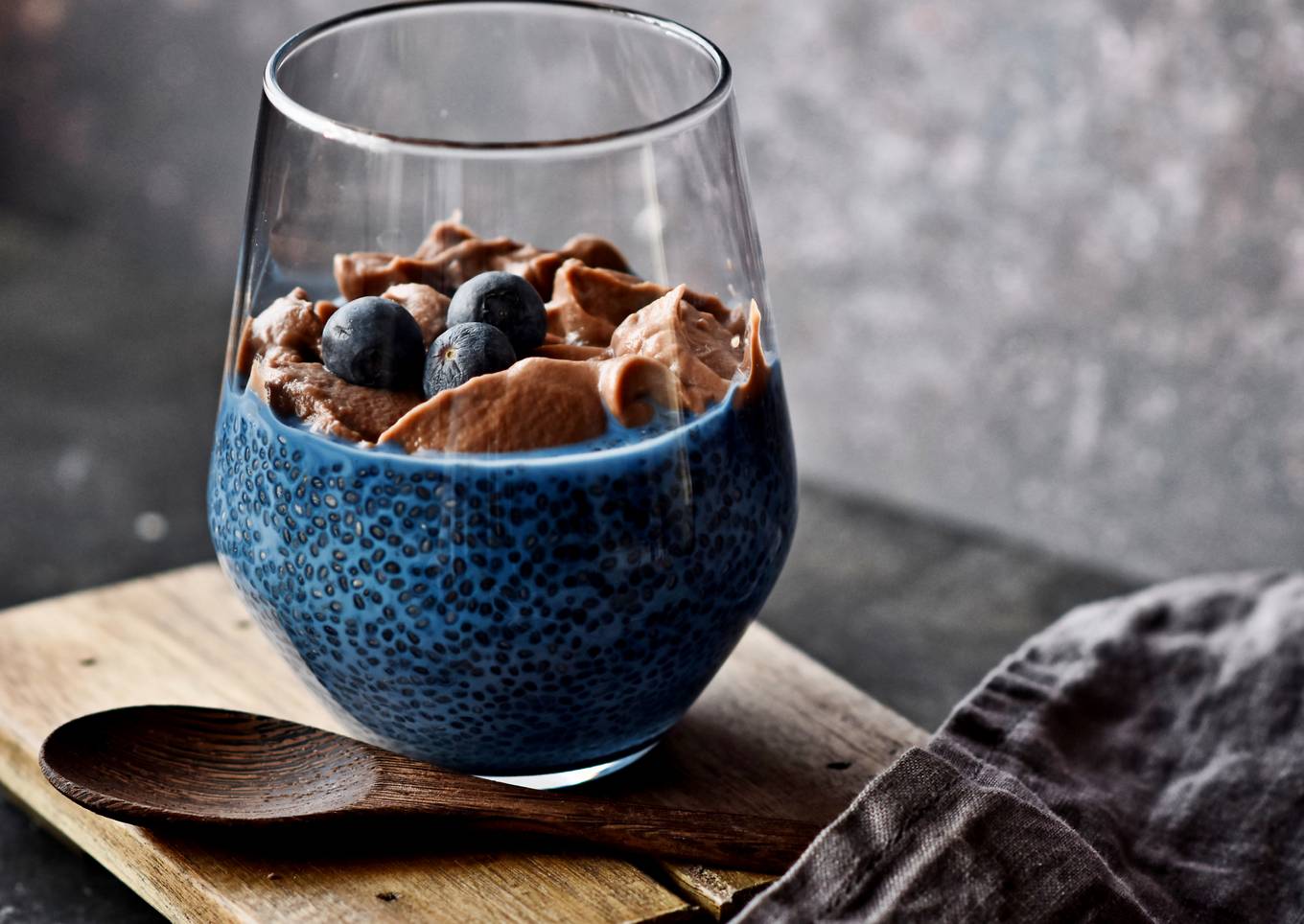 Blue Chia Pudding