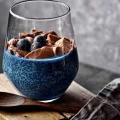 A picture of Blue Chia Pudding.