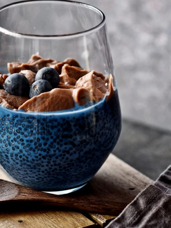 Recipe Blue Chia Pudding the Delicious Perfect
